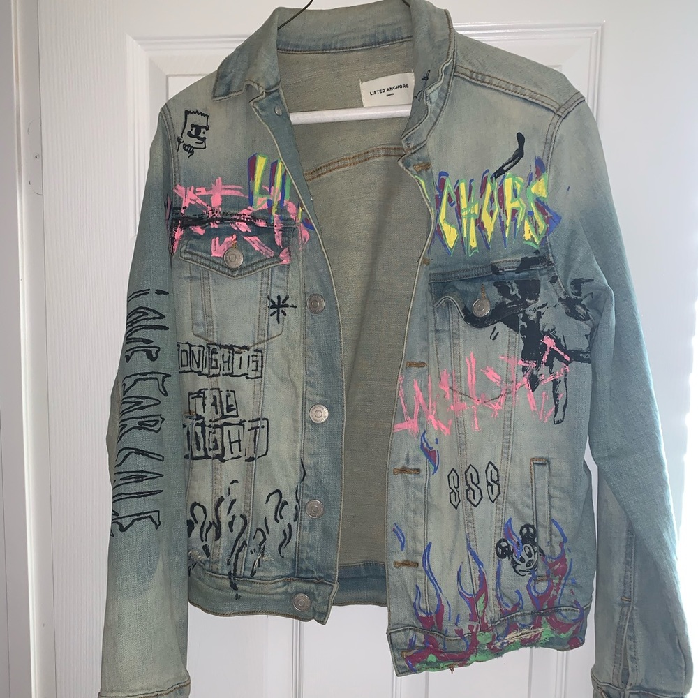 Lifted anchors Jean jacket